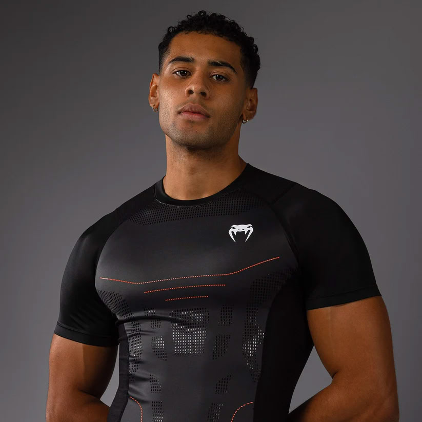 Рашгард Venum Technical 3.0 Short Sleeve Rashguard Graphite ціна