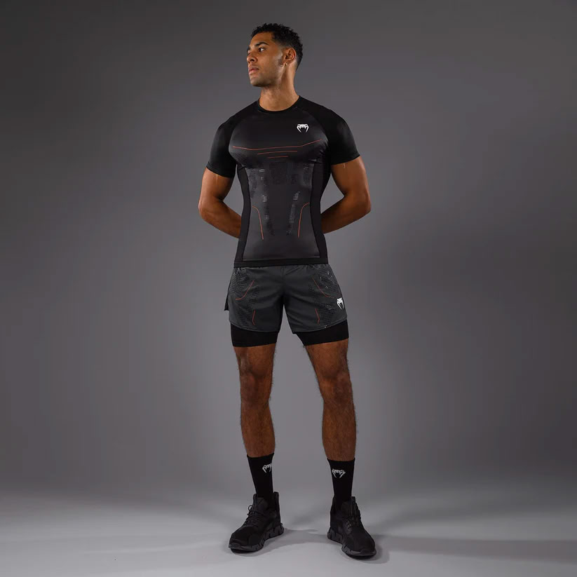 Рашгард Venum Technical 3.0 Short Sleeve Rashguard Graphite фото