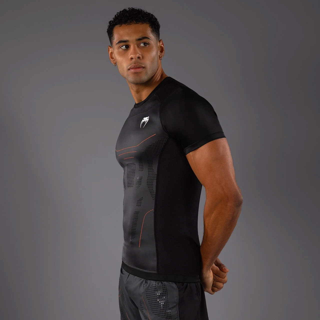 Рашгард Venum Technical 3.0 Short Sleeve Rashguard Graphite де купити