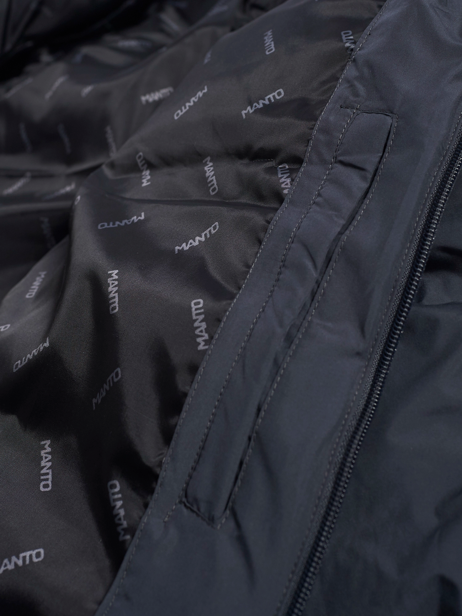 Куртка-пуховик MANTO Jacket Society Navy Graphite цена