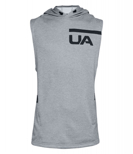 Худі без рукавів Under Armour MK-1 Terry Hoodie Steel ціна