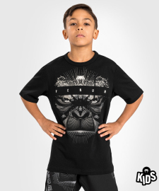 Childrens T-shirt Venum Kids Gorilla Jungle T-Shirt Black White