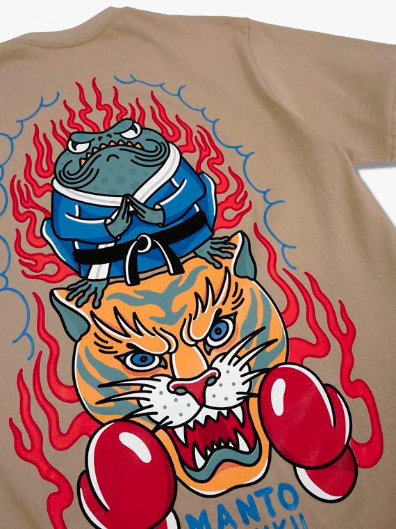 Футболка MANTO x Panku Squad Beige ціна