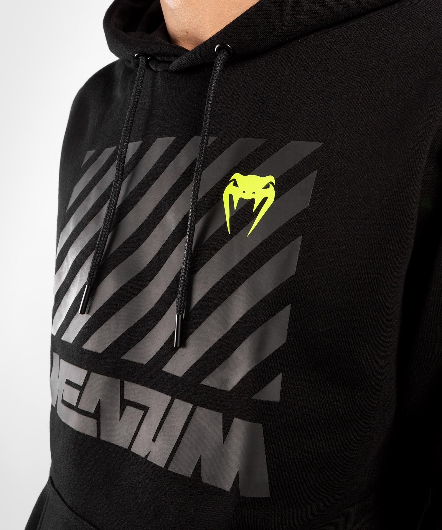 Venum Stripes Hoodies Black photo