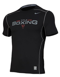 Футболка Title Boxing Nike Pro Combat  Hypercool T-Shirt Black