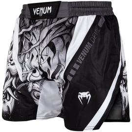 Шорты для MMA Venum Devil Fightshorts White Black