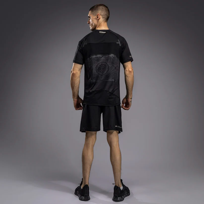 Футболка Venum G-Fit Air Mens Dry-Tech T-Shirt Deep Black Desert Sand оригінал