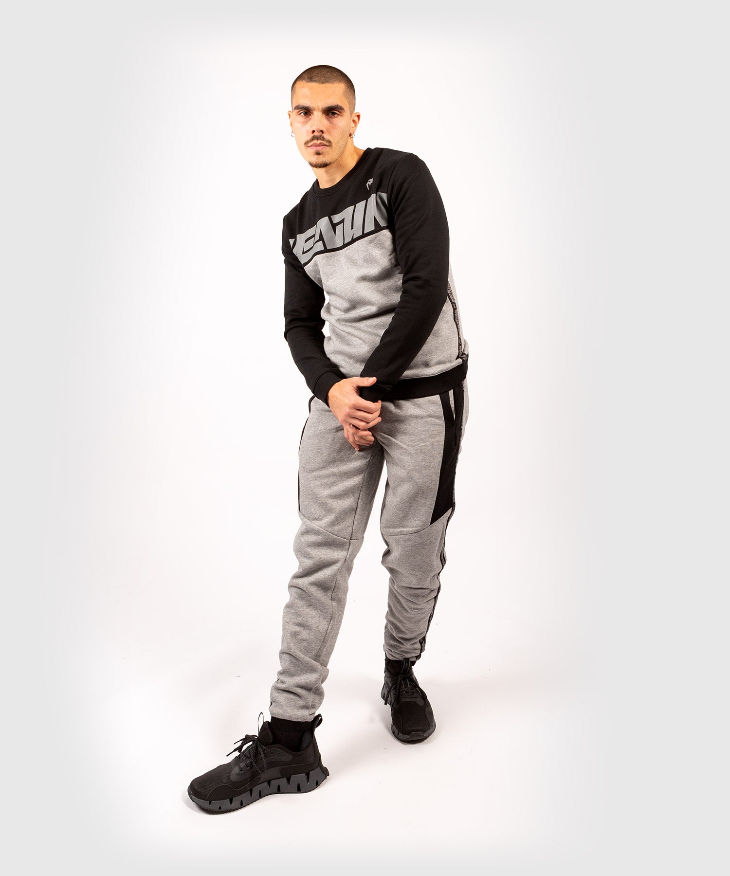 Свитшот Venum Connect Sweatshirt Black Heather Grey фото