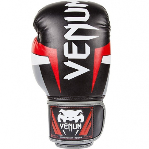 Боксерские перчатки Venum Elite Boxing Gloves Black купить