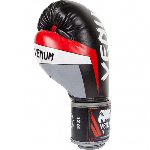 Боксерские перчатки Venum Elite Boxing Gloves Black цена