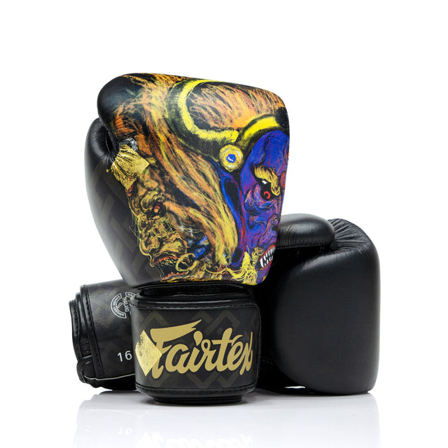 Boxing gloves Fairtex BGV Premium Limited Edition Yamantaka Wooden Box photo
