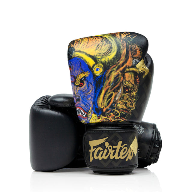 Боксерские перчатки Fairtex BGV Premium Limited Edition Yamantaka Wooden Box