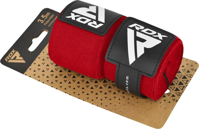 Боксерские бинты RDX IBA Boxing Hand Wraps Red размер