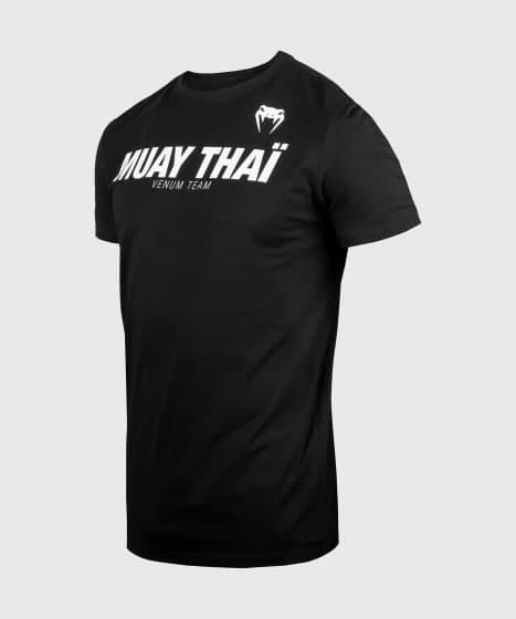 Футболка Venum Muay Thai VT T-Shirt Black White ціна
