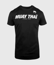 Футболка Venum Muay Thai VT T-Shirt Black White