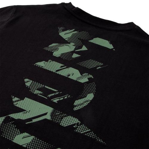 Футболка Venum Tecmo Giant T-Shirt  Khaki Black размер