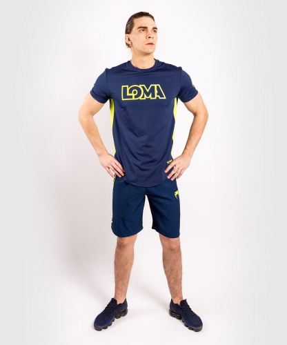 Футболка Venum Origins Dry Tech Loma Edition Blue Yellow оригінал