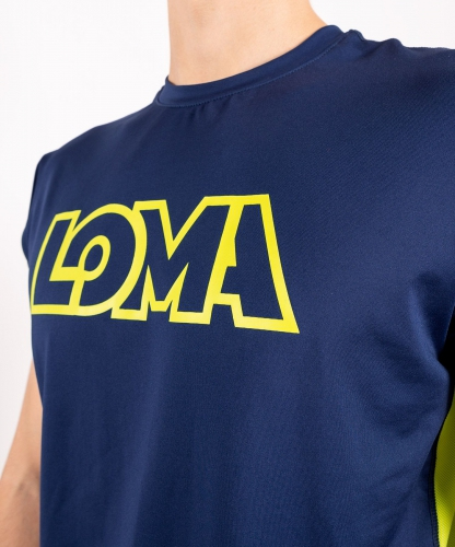 Футболка Venum Origins Dry Tech Loma Edition Blue Yellow розмір