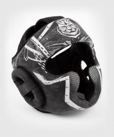 Боксерский шлем Venum Gladiator 4.0 Headgear Black White, Фото № 3