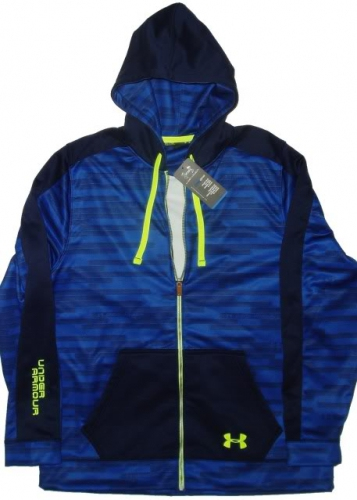 Толстовка Under Armour Stripetronic Hoodie Navy купити