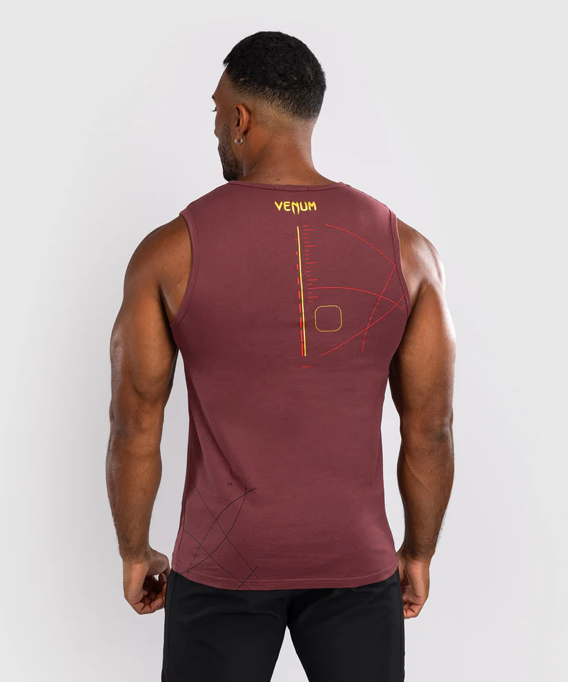 Майка Venum Tactical XT Tank Top - Black/Burgundy/Gold цена