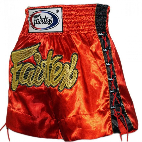 Shorts for Thai boxing Fairtex Red Lace Muay Thai Shorts price