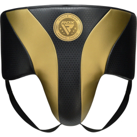 Защита паха RDX L1 Mark Pro MMA Training Groin Guard Golden