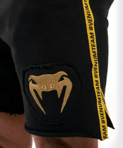 Шорты Venum Cutback 2.0 Cotton Shorts Black Gold оригинал