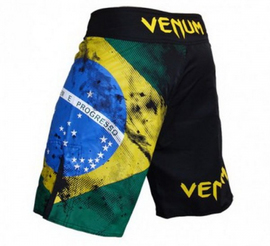 Шорти Venum Brazilian Flag Fightshorts - Black, Фото № 3