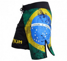 Шорти Venum Brazilian Flag Fightshorts - Black, Фото № 4