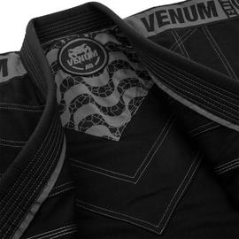 Кимоно для джиу-джитсу Venum Elite Light 2.0 BJJ GI Black Black, Фото № 8