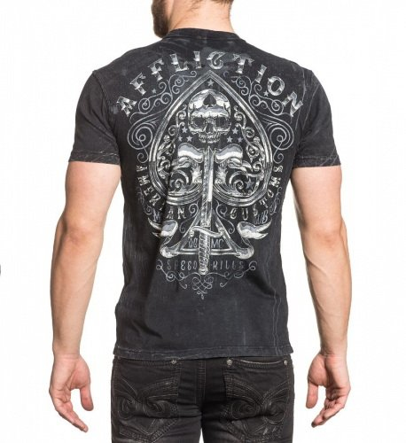 Affliction Death Spade Chrome T-shirt buy