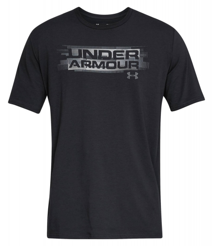 Футболка Under Armour Phase Wordmark Tee Black цена