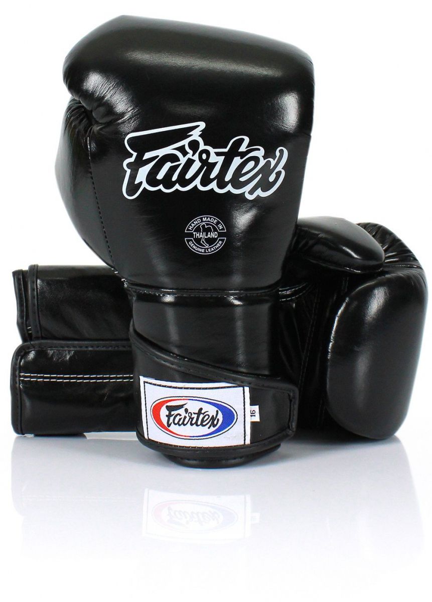 Боксерские перчатки Fairtex BGV6 Angular Sparring Boxing Gloves Black