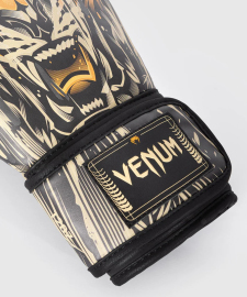Боксерські рукавиці Venum Tiger Boxing Gloves Black Neon Orange фото