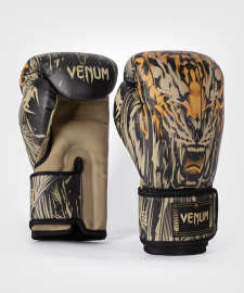 Боксерські рукавиці Venum Tiger Boxing Gloves Black Neon Orange розмір