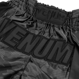 Шорты для тайского бокса Venum Full Cam Muay Thai Shorts Urban Camo Black Black, Фото № 4