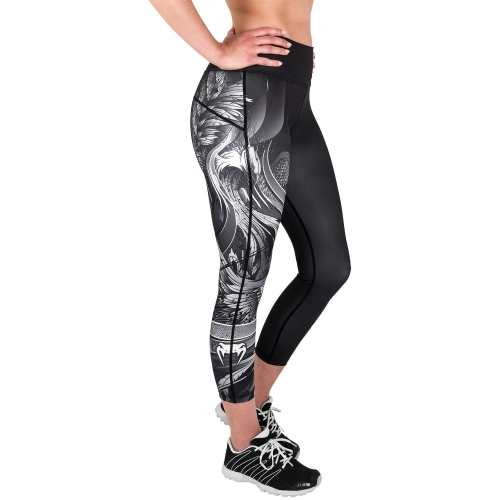 Женские компрессионные леггинсы Venum Phoenix Leggings Black розмір