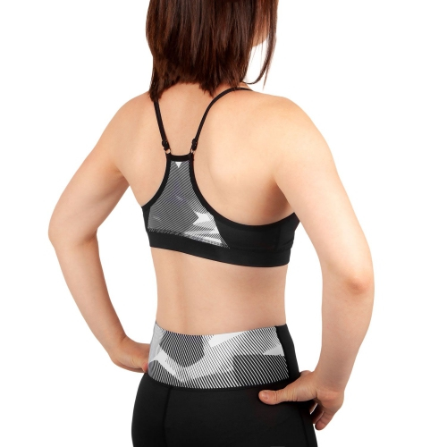 Спортивный топ Venum Dune 2.0 Sport Bra Black White купить