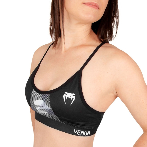 Спортивный топ Venum Dune 2.0 Sport Bra Black White цена