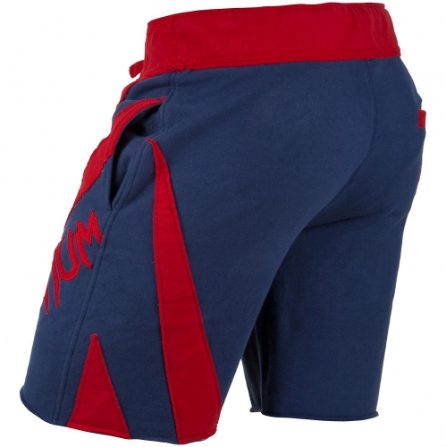 Шорти Venum Jaws Cotton Training Shorts Navy Red ціна