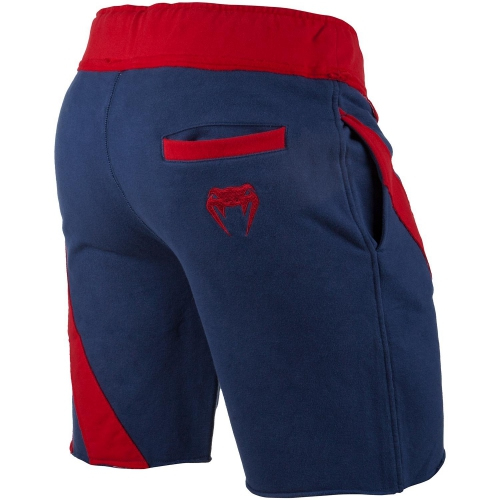 Шорти Venum Jaws Cotton Training Shorts Navy Red фото