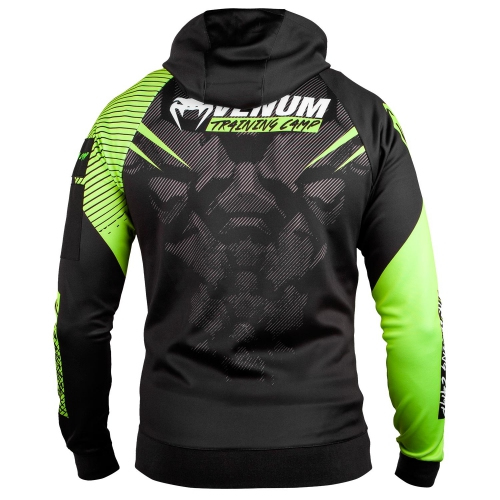 Толстовка Venum Training Camp 2.0 Hoody Black Neo Yellow купити