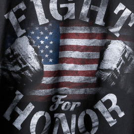 Футболка Reebok UFC USA Fight for Honor T-Shirt Black, Фото № 4