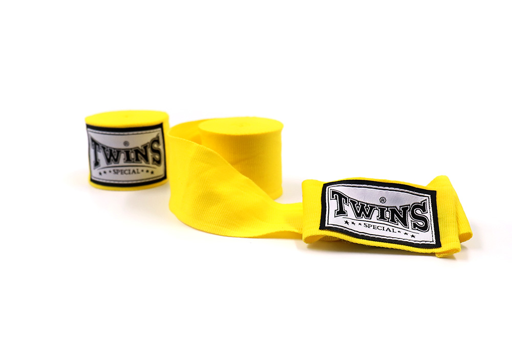 Бинты Twins Cotton Handwraps CH5 Yellow купить