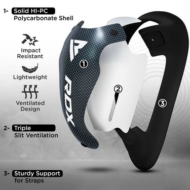 Захист паху RDX 1N Gel Groin Protection Cup White\Black ціна