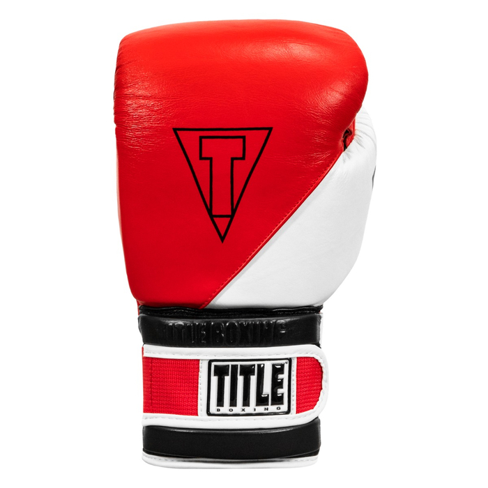 Боксерські рукавиці Title Gel E-Series Training&Sparring Gloves Red White Black ціна