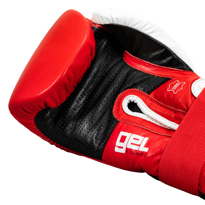 Боксерські рукавиці Title Gel E-Series Training&Sparring Gloves Red White Black фото