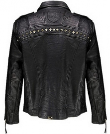 Кожаная куртка Affliction Keeper Leather Jacket Black, Фото № 2