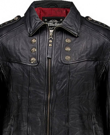Кожаная куртка Affliction Keeper Leather Jacket Black, Фото № 3